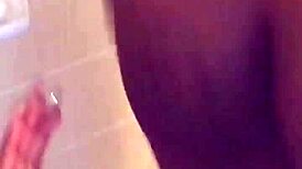 Ebony Lesbian Couple Shower To Double Facial Cumshots