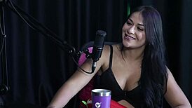 Suellen barrar traumatised by big cock in black rain fetish on sheer red