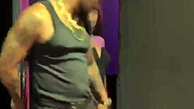 skinny latina housewife chokes on boss's huge cock at lunch