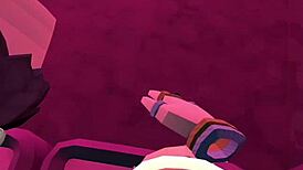 viewer begs to fuck shemale in rec room so ladyboy bends over for raw blowjob and pounding