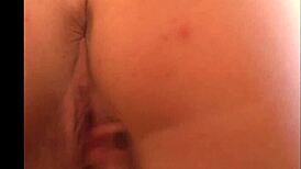 hey babe this teen masturbates passionately in kitchen