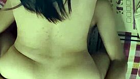 My horny wife rides me hard in our real homemade fuck session