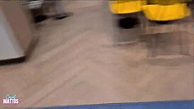 amateur lesbians munch tits outdoors at public fast food spot