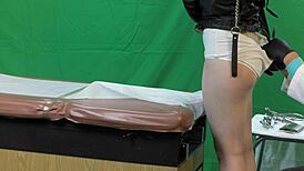 how deep is scarlett johnson's medical pussy inspection gonna go?