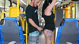 me gropin my pussy on the bus feelin so dirty and horny latina style