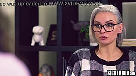 marriage counselor kenzie taylor joins scarlett sage and asian teen for wild pussy licks and fucks