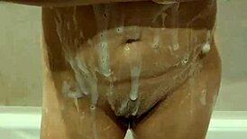 wanna watch my step sister shower? she loves it voyeur style her wet big tits are insane