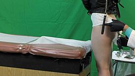 how deep is scarlett johnson's medical pussy inspection gonna go?