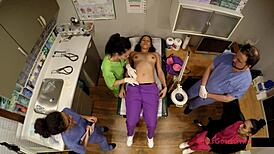 Angelica Cruz Lenna Lux Reina Lactate in Latex Nurse Fetish