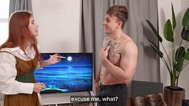 tailor's temptation ends with steamy face cumshot