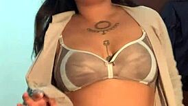 filipina bbw slut rips clothes for teasing fat strip moan