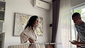 i paid repairman pussy sex then walked public street cum-faced dripping 😏💦