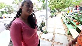 Prada South African Baddie Swallows Public Cumshot Load!