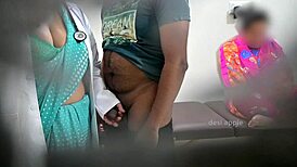 Indian Doctor Pounds Patient Pussy While Nurse Watches In Hospital Room