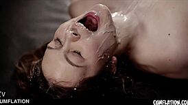 busty alice peachy begs for hot milk cum filling her fat pussy in cumflation pounding