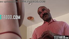 stepdad's monster cock owns skinny 18+ blonde stepdaughter riding doggystyle lingerie petite pound