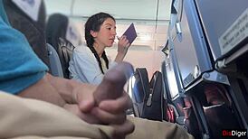 Crazy Couple's Risky Outdoor Handjob Ends with Huge Public Cum Explosion