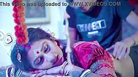 damn this young indian couple's suhaag raat sex is so dirty...