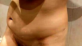 wanna watch my step sister shower? she loves it voyeur style her wet big tits are insane