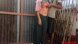 student, why pound your village teacher's pussy doggystyle so deep in homemade vid?