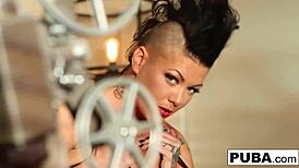 jezebelle bond fingers milf pussy hard on sofa until she squirts wildly!