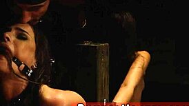 bdsm machine makes these fucksluts squirt wildly on holiday