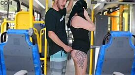 me gropin my pussy on the bus feelin so dirty and horny latina style