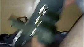 marion spends 30 minutes relaxing at home with her favorite sneakers