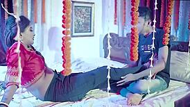 damn this young indian couple's suhaag raat sex is so dirty...