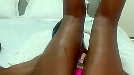 curvy teen whore oils up spreading wet squirting pussy wide