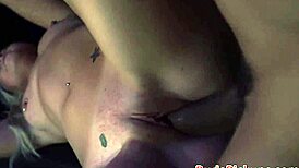 Hot alt teen gets hardfucked doggystyle in public!