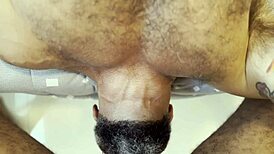 brazilian bodybuilder dominates with monster cock in tattooed ass pounding