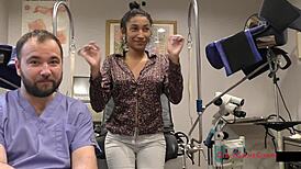 whoa miss mars in latex nurse gloves vibes to big tit orgasm