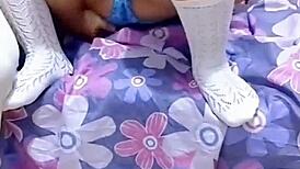 ayy innocent student takes huge creampie for cash pov homemade outdoor