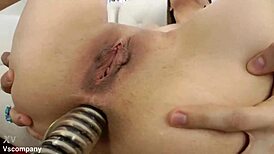 Skinny Anna Gaping Tight Ass On Monster Cock