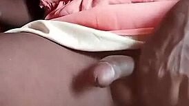 Local Kenyan Shemale's Huge Dick Bursts Thick Cum