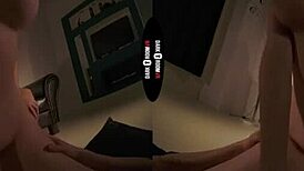 Rip Panties Off Redhead Big Tits Ass Cowgirl Ride VR Dark Room!