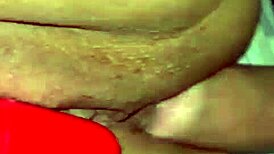 Hot wife spreads juicy ass for husband's bareback anal pounding ending in creamy bedroom creampie