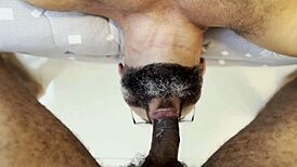 brazilian bodybuilder dominates with monster cock in tattooed ass pounding