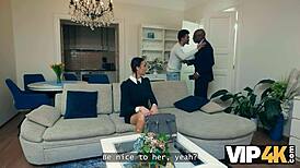 Lispy Wednesday Sucks Daddy's Big Cock Wildly