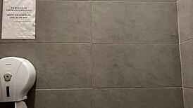 Crazy teen squirts wildly in public outdoor spot with huge cock dildo