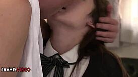 Maya Kato's Passionate Japanese Blowjob Ignites Hardcore Cock Pounding Fantasy