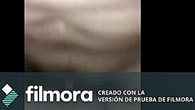 Pounding my putita deep with creampie during her period in round two