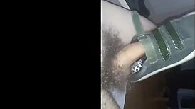 marion spends 30 minutes relaxing at home with her favorite sneakers