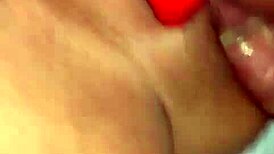 Hot wife spreads juicy ass for husband's bareback anal pounding ending in creamy bedroom creampie