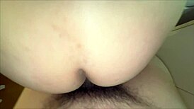 Young Japanese Girlfriend Swallows Kitchen Blowjob Cumshot