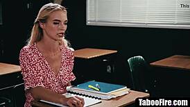 Creepy Janitor Pounds 18yo Blonde Student Skinny Pussy Hard And Raw