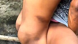 Petite Euro Pornstar Submits to Rough Outdoor Interracial Pounding
