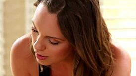 stunning lesbian milf seduces masseuse with intimate fingering licks