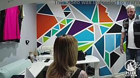 Lola Eastking Shoplifting Slut Seduces Nerd with Dirty Talk Titfuck